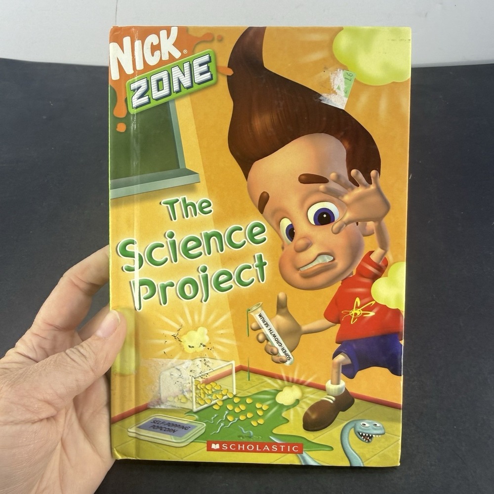 Nick Zone The Science Project Scholastic Hardback Book Jimmy Neutron 2003